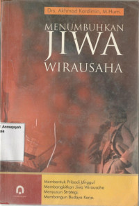 Menumbuhkan jiwa wirausaha